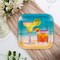 8 Ct. 7.25" Summer Cocktail Square Dessert Plates Beach Theme Disposable Paper Plates